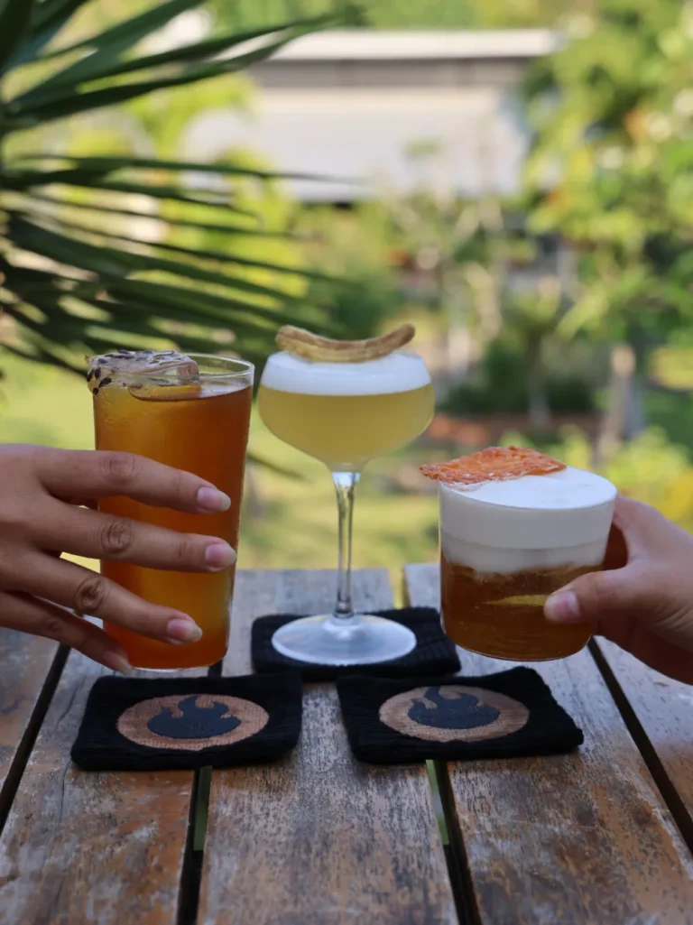 Botanical de fuego, cornstar martini, off white russian_